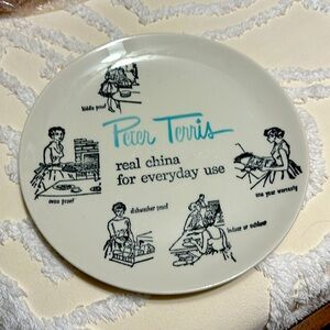 Vintage Peter Terris Plate